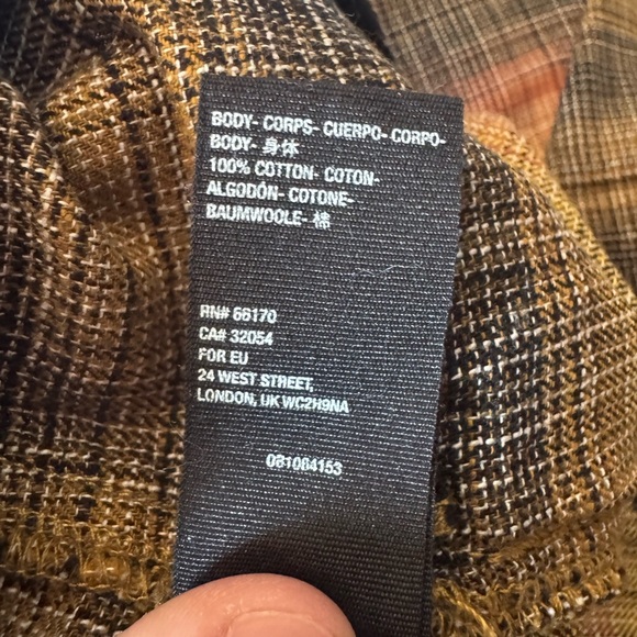 Free People Birch Plaid Pant Women's Size 6 Boho Relaxed Fit - Picture 11 of 11